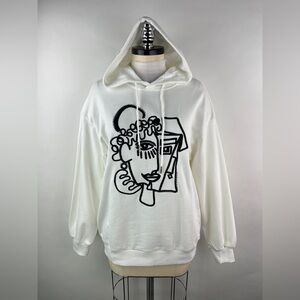 💚 3408. Embroidered Black Hoodie